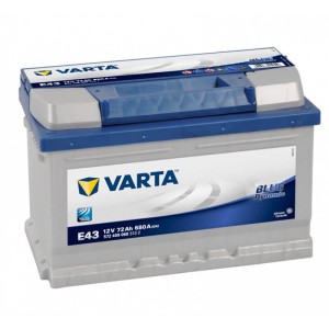 BATERIE AUTO VARTA BLUE DYNAMIC 72Ah E43