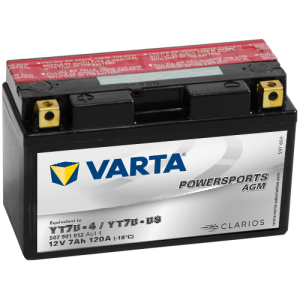BATERIE MOTO VARTA POWERSPORTS AGM 7Ah 507 901 012 015