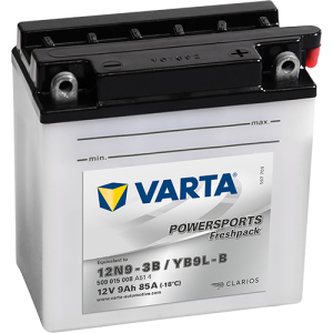 BATERIE MOTO VARTA POWERSPORTS FRESHPACK 9Ah 509 015 008