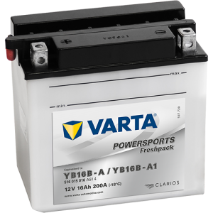 BATERIE MOTO VARTA POWERSPORTS FRESHPACK 16Ah 516 015 016