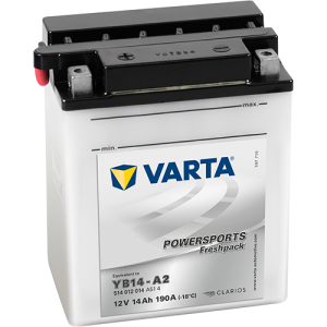 BATERIE MOTO VARTA POWERSPORTS FRESHPACK 14Ah 514 012 014