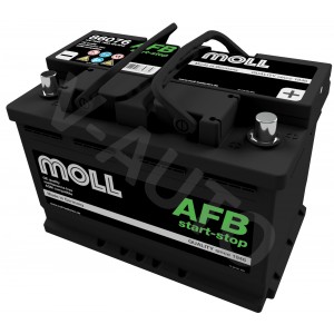 BATERIE AUTO MOLL START-STOP PLUS AFB 76Ah 86076