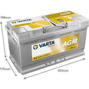 BATERIE AUTO VARTA AGM 95Ah A5