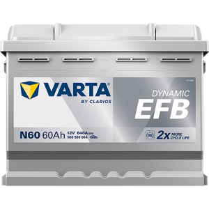 BATERIE AUTO VARTA EFB 60Ah N60