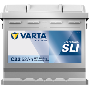 BATERIE AUTO VARTA SLI 52Ah C22