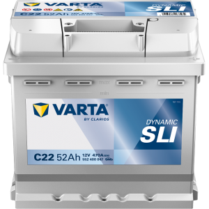 BATERIE AUTO VARTA SLI 52Ah C22
