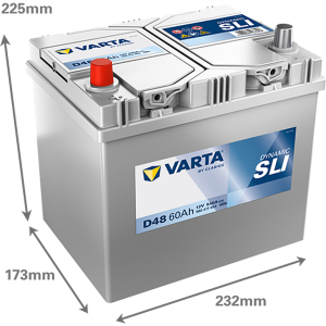 BATERIE AUTO VARTA SLI 60Ah D48
