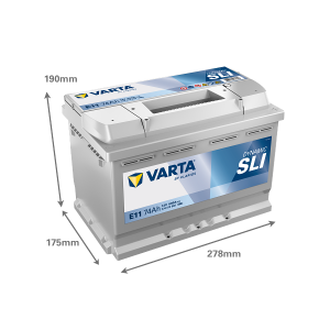 BATERIE AUTO VARTA SLI 74Ah E11