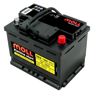 BATERIE AUTO MOLL KAMINA START 62Ah 562 020 052